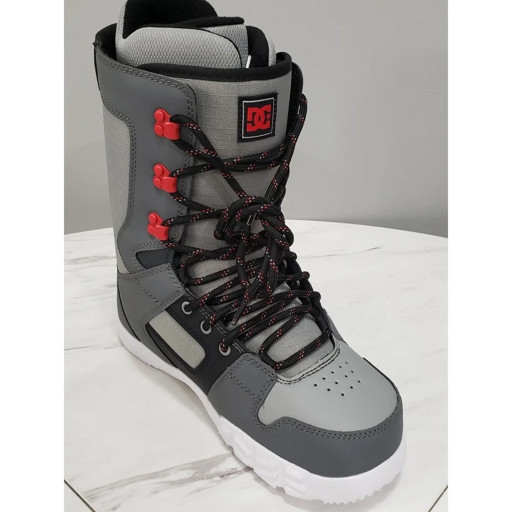 NEW SIZE 9 - DC Phase W24‎ (xSKR) 2024 - GRAY RED BLACK SNOWBOARDING BOOTS